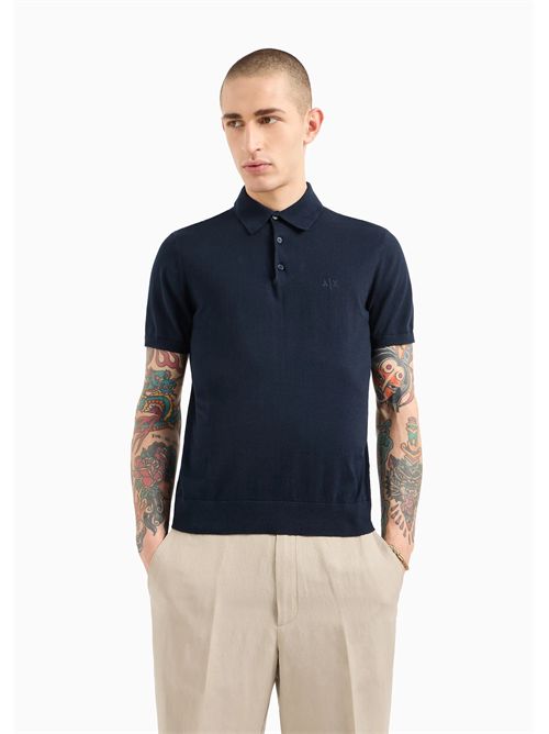polo uomo blu ARMANI EXCHANGE | 8NZF5DZM3JZ/1510